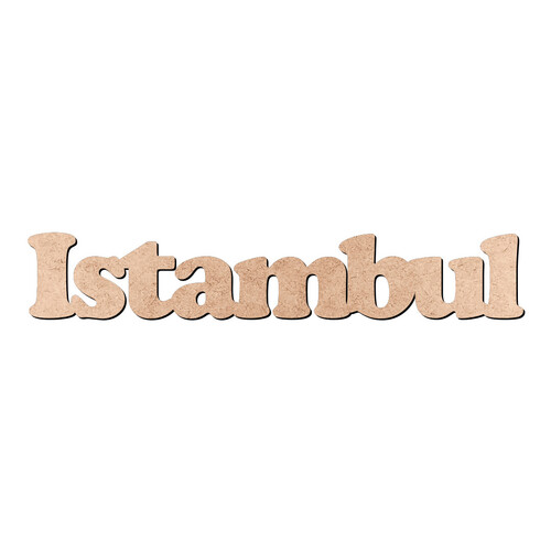 Recorte Istambul Cooper Black / MDF 3mm
