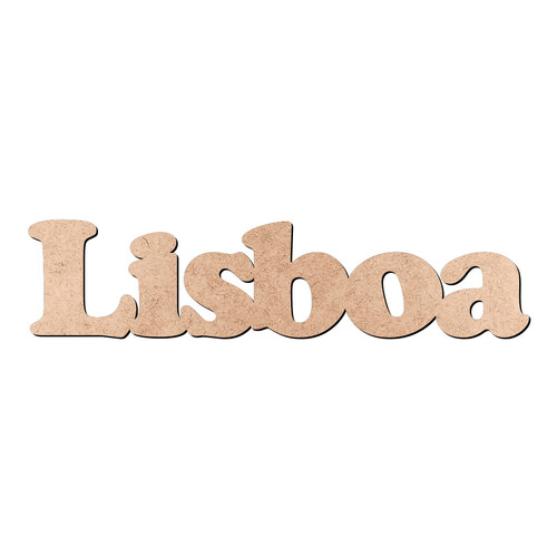 Recorte Lisboa Cooper Black / MDF 3mm