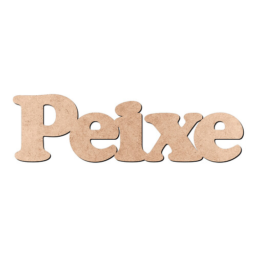 Recorte Peixe Cooper Black / MDF 3mm