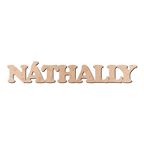 Recorte NÁTHALLY Cooper Black / MDF 3mm