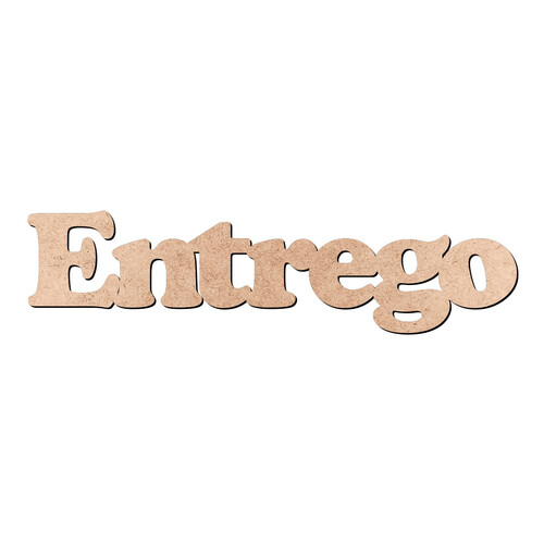 Recorte Entrego Cooper Black / MDF 3mm