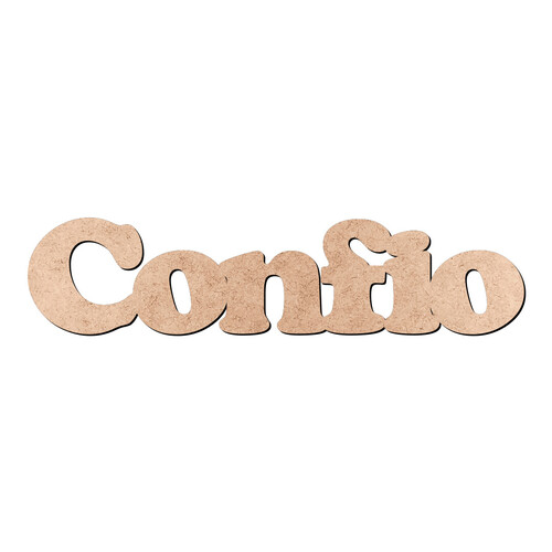 Recorte Confio Cooper Black / MDF 3mm