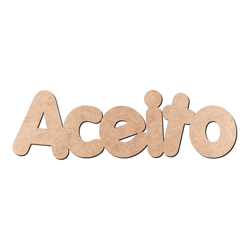 Recorte Aceito Porkys / MDF 3mm