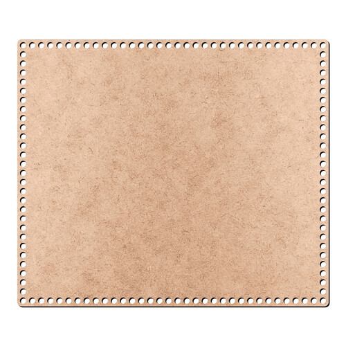 Recorte Base Ret Cesto Fio Malha 30 x 35 cm / MDF 3mm