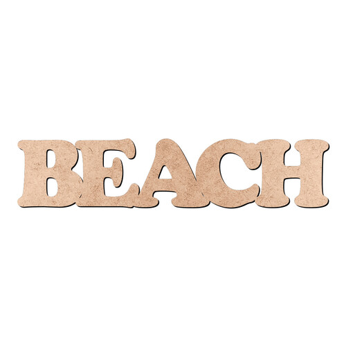 Recorte BEACH Cooper Black / MDF 3mm