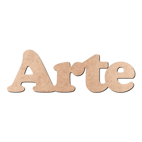Recorte Arte Cooper Black / MDF 3mm