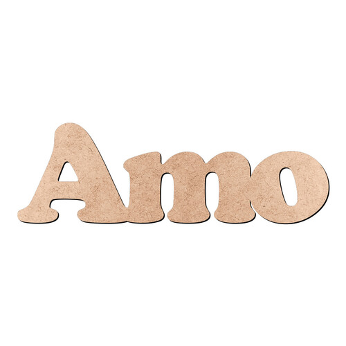Recorte Amo Cooper Black / MDF 3mm