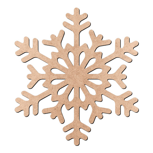 Recorte Floco de Neve / MDF 3mm