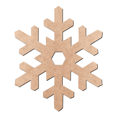 Recorte Floco de Neve / MDF 3mm