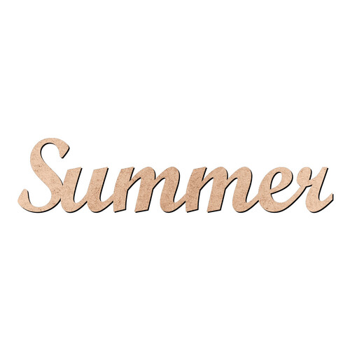 Recorte Summer Script Mt Std / MDF 3mm