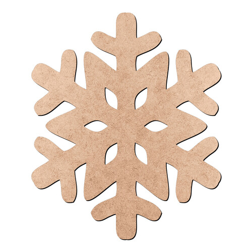 Recorte Floco de Neve / MDF 3mm