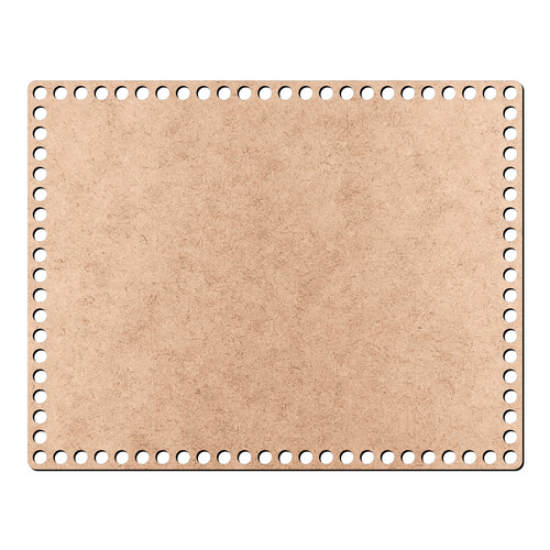 Recorte Base Ret Cesto Fio Malha 22 x 28 cm / MDF 3mm