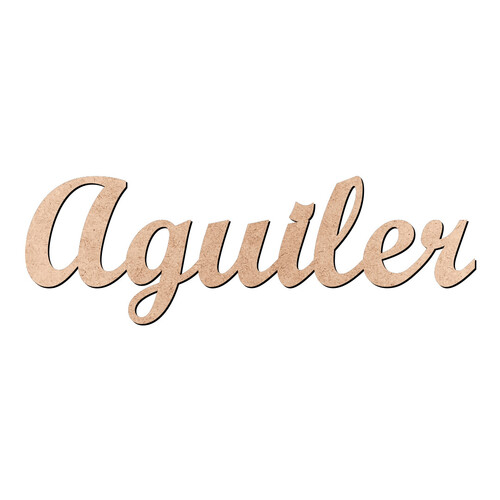 Recorte Aguiler Script Mt Std / MDF 3mm