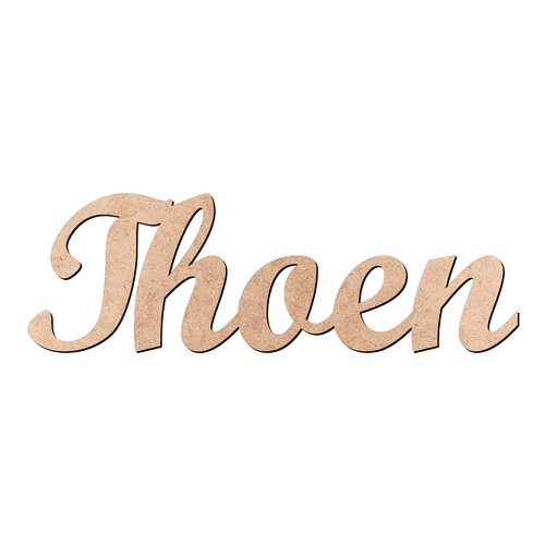 Recorte Thoen Script Mt Std / MDF 3mm