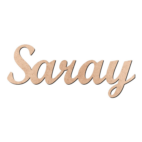 Recorte Saray Script Mt Std / MDF 3mm