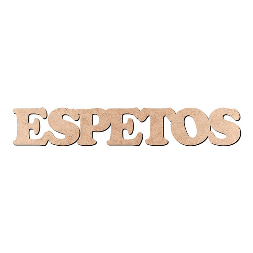 Recorte ESPETOS Cooper Black / MDF 3mm