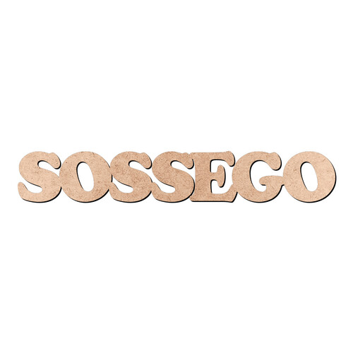 Recorte SOSSEGO Cooper Black / MDF 3mm