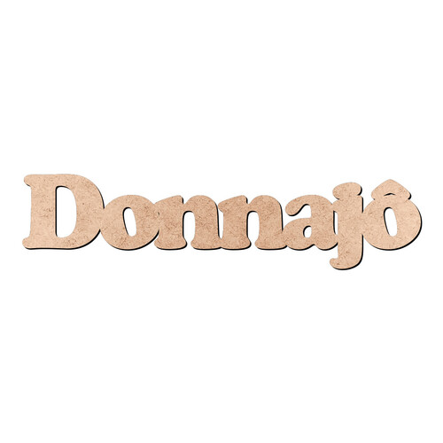 Recorte Donnajô Cooper Black / MDF 3mm