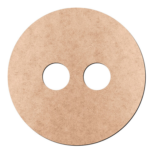 Recorte Botão 2 Furos / MDF 3mm