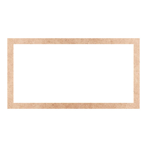 Recorte Moldura Ret 46 x 86 cm Borda 4 cm / MDF 3mm