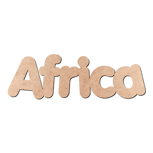 Recorte Africa Porkys / MDF 3mm