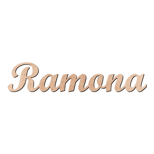 Recorte Ramona Script Mt Std / MDF 3mm