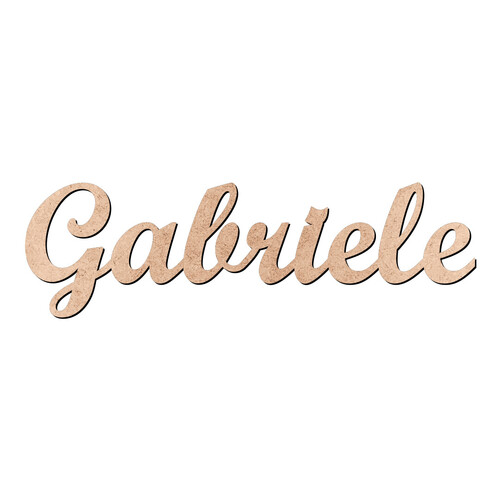 Recorte Gabriele Script Mt Std / MDF 3mm