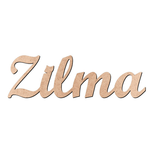 Recorte Zilma Script Mt Std / MDF 3mm