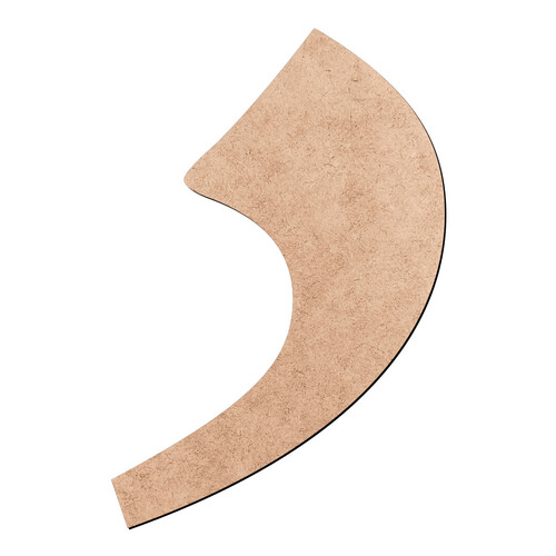Recorte Vírgula / MDF 3mm