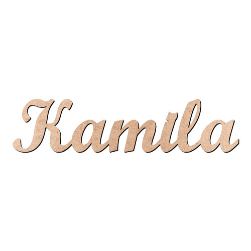 Recorte Kamila Script Mt Std / MDF 3mm