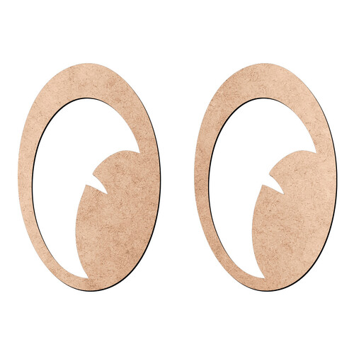 Recorte Par de Olhos / MDF 3mm