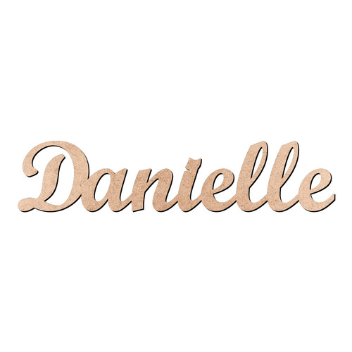 Recorte Danielle Script Mt Std / MDF 3mm