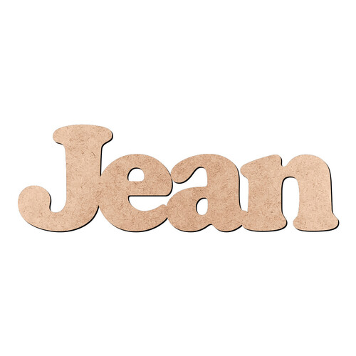 Recorte Jean Cooper Black / MDF 3mm