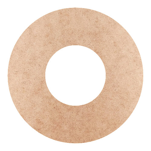 Recorte Moldura Circular 36 cm Borda 10 cm / MDF 3mm
