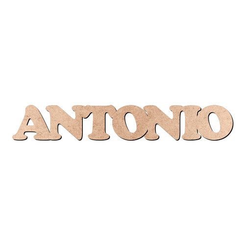 Recorte ANTONIO Cooper Black / MDF 3mm