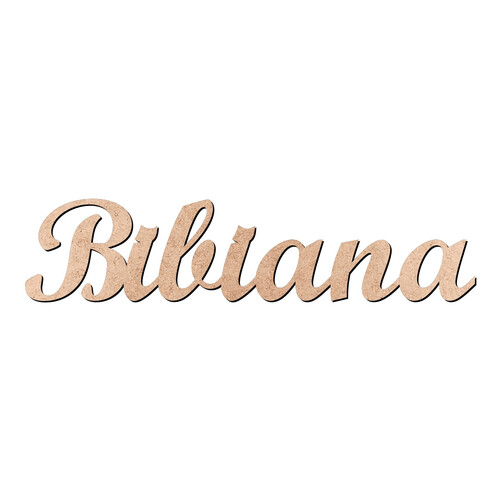 Recorte Bibiana Script Mt Std / MDF 3mm