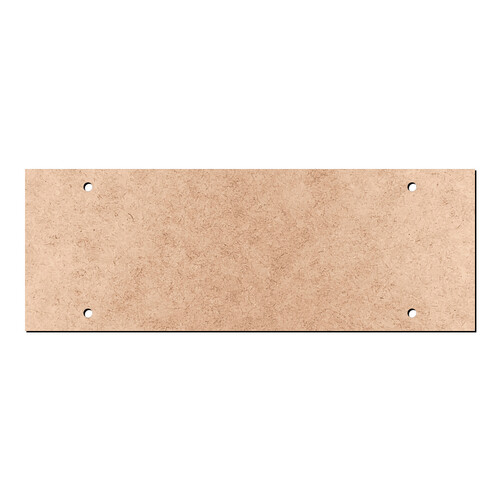 Recorte Placa Retangular Furinhos / MDF 3mm