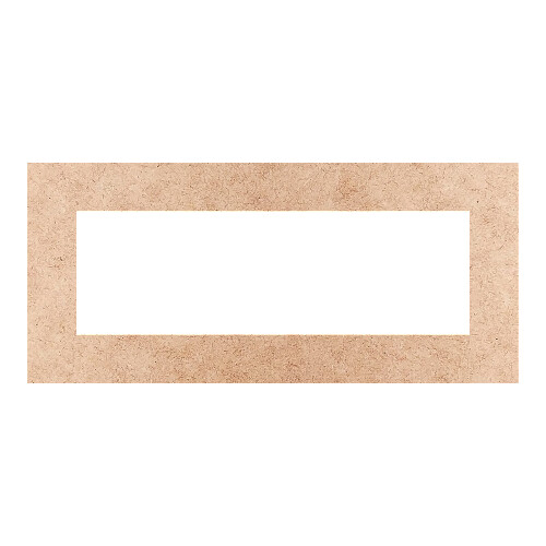 Recorte Moldura Ret 45 x 100 cm Borda 10 cm / MDF 3mm