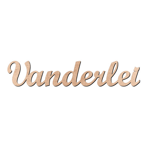 Recorte Vanderlei Script Mt Std / MDF 3mm