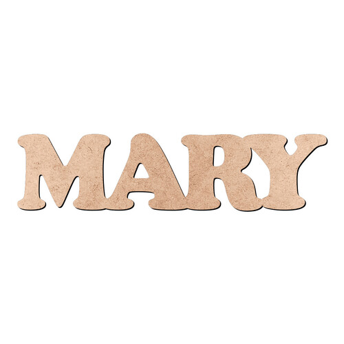 Recorte MARY Cooper Black / MDF 3mm