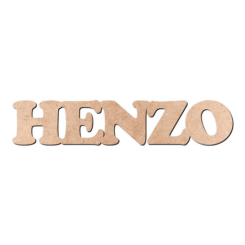 Recorte HENZO Cooper Black / MDF 3mm
