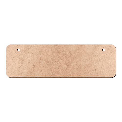 Recorte Placa Retangular Arr Furo / MDF 3mm