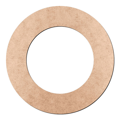 Recorte Moldura Circular 32 cm Borda 6 cm / MDF 3mm