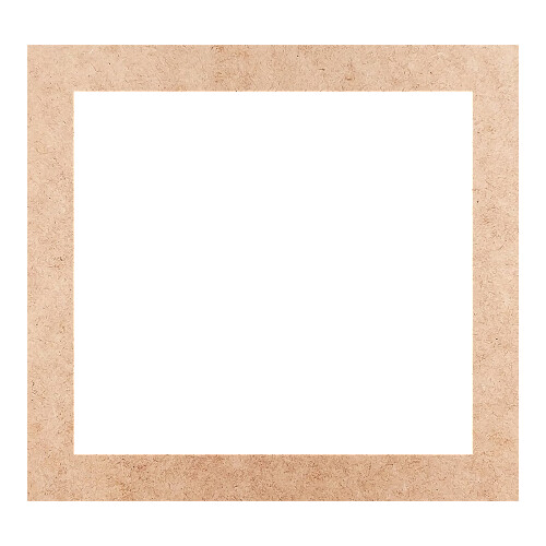 Recorte Moldura Ret 39 x 42 cm Borda 4 cm / MDF 3mm
