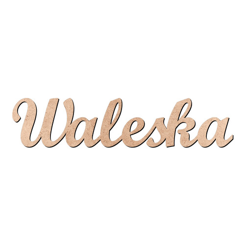 Recorte Waleska Script Mt Std / MDF 3mm