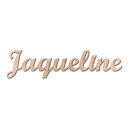 Recorte Jaqueline Script Mt Std / MDF 3mm