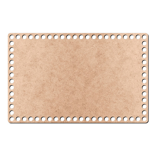 Recorte Base Ret Cesto Fio Malha 16 x 25 cm / MDF 3mm