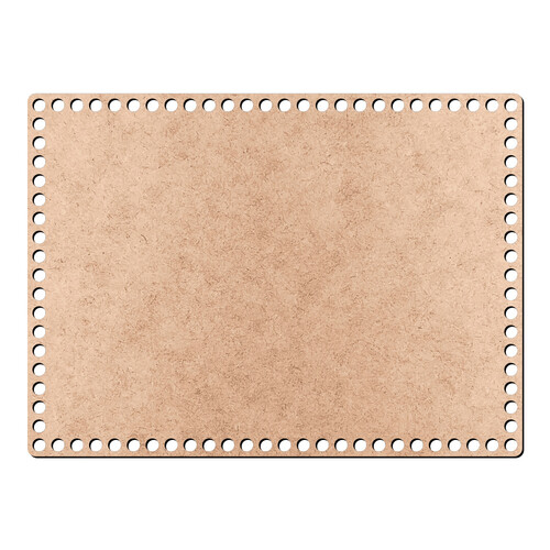 Recorte Base Ret Cesto Fio Malha 22 x 30 cm / MDF 3mm