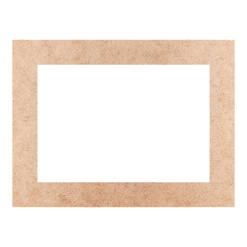 Recorte Moldura Ret 40 x 53 cm Borda 6 cm / MDF 3mm