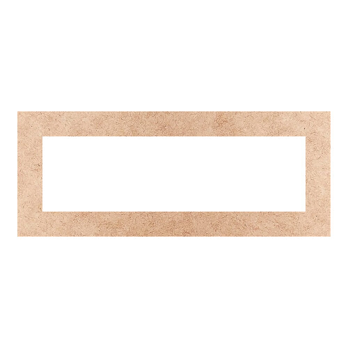 Recorte Moldura Ret 20 x 50 cm Borda 4 cm / MDF 3mm